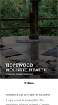 Mobile Screenshot of hopewoodholistichealth.org