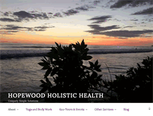 Tablet Screenshot of hopewoodholistichealth.org